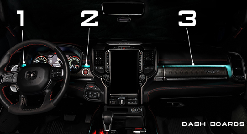 RAM RAM Interior Ambient Lighting Kit - ORACLE Lighting - ColorSHIFT RGB - RGB - `19-`24